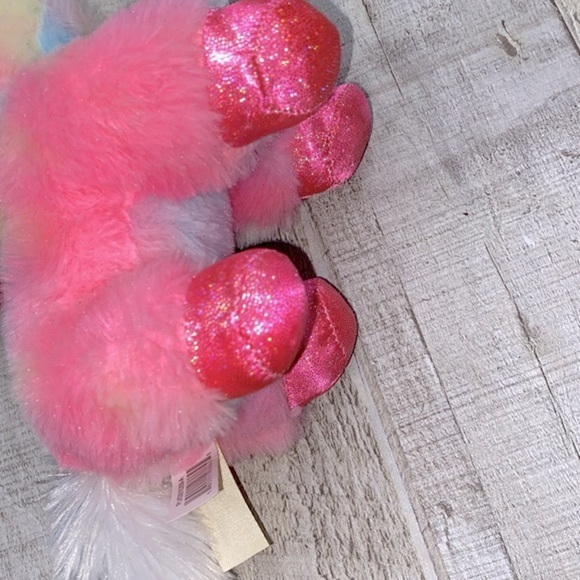 Pink rainbow unicorn plush - Picture 6 of 7